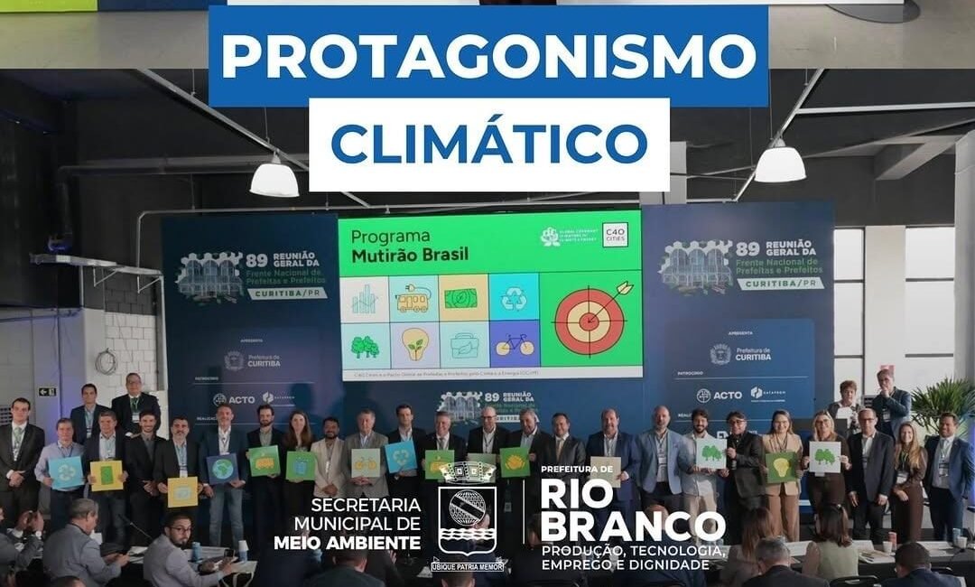 Rio Branco avança na agenda climática